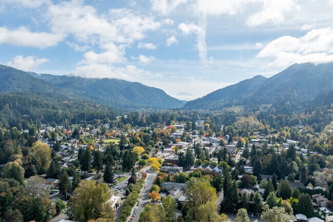 Olde Town is Issaquah's iconic city center with a vintage vibe nestled below the mountains.