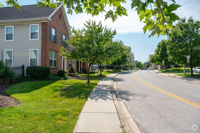 Heritage Crossings residents enjoy the benefit of having sidewalk lined streets.