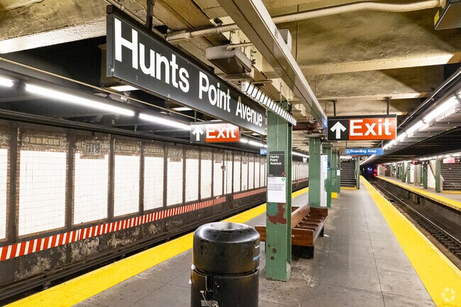 Hunts Point Avenue Station offers subway access to the Bronx.