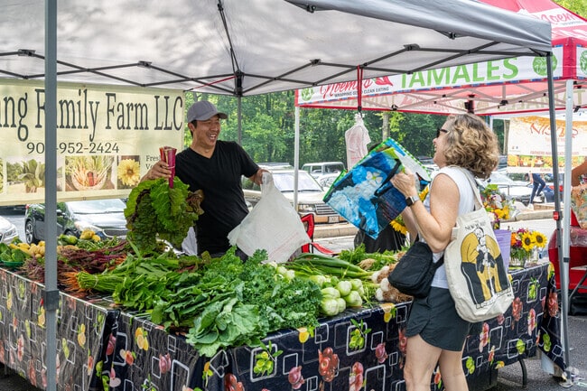 The Roswell Farmers Market occurs every Saturday at City Hall near Saddle Creek.