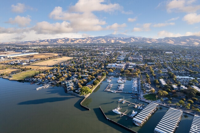 Marina Park is nestled in the shadows of the Diablo Mountain Range.
