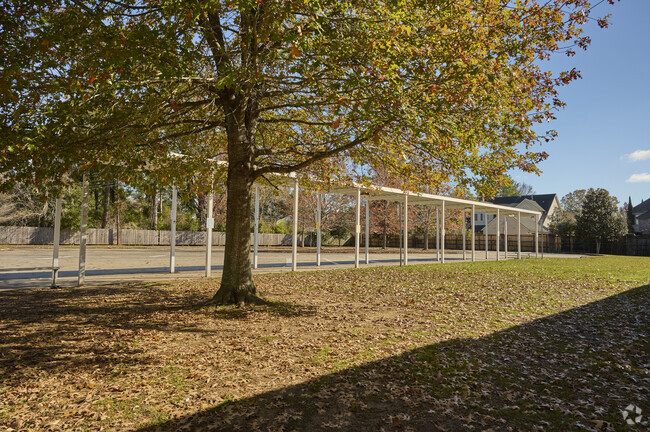Shady trees are a feature of LaSalle Elementary in Baton Rouge, LA.