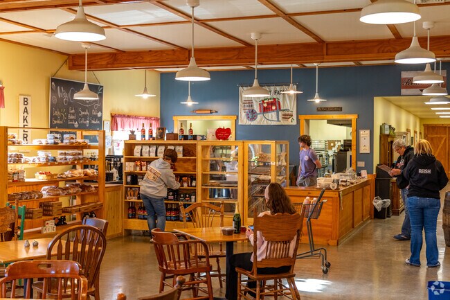 Way Fruit Farm has a bakery cafe with tons of baked goods and lunch options.