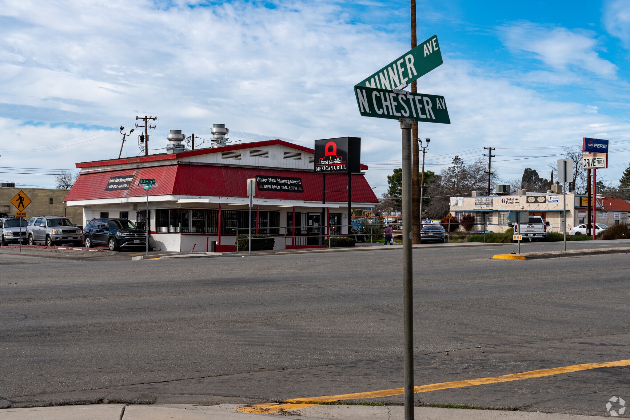N. Chester Avenue has a lot of places to dine including Tacos La Villa.
