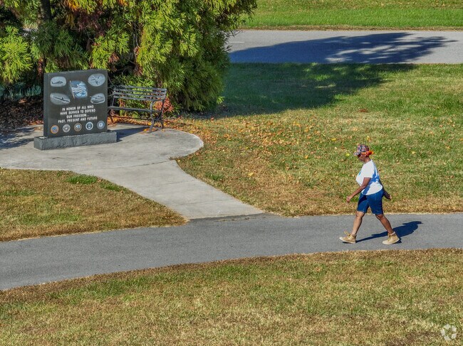 Freedom Park in Eden has something for every activity level, including open walking paths.
