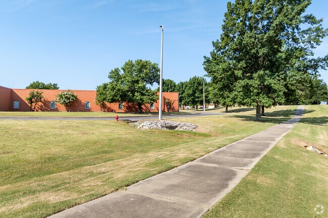 Sidewalks make getting to Highland Oaks Elementary in Memphis a breeze.