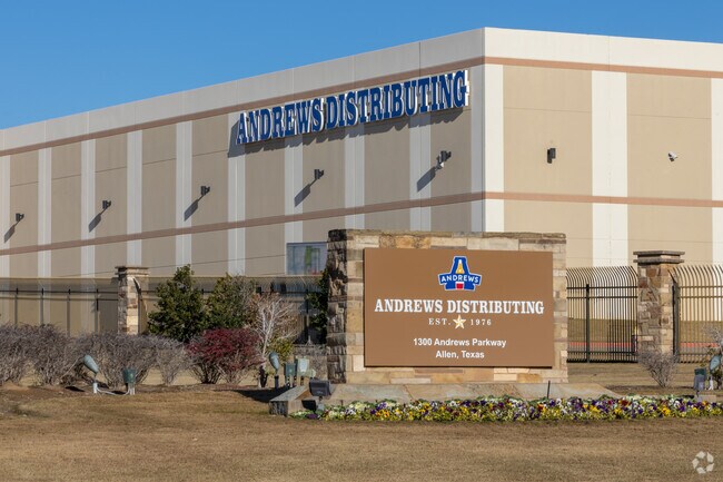 Andrews Distributing is a major hub in Allen.