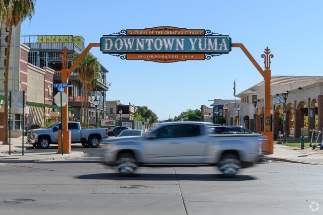 Downtown Yuma is just 12 miles Northwest of Cielo Verde.