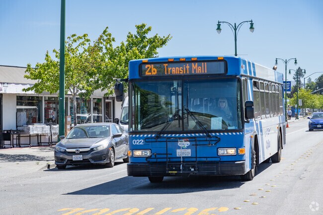 Public transportation is ready for you in the Roseland neighborhood.
