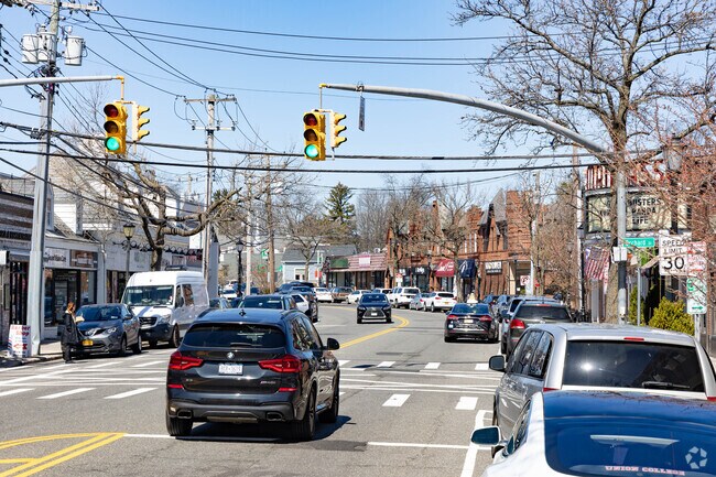 Downtown Plandome Manor has a small town feel to it.