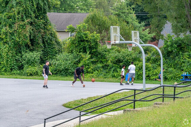 Violet Avenue Elementary School in Poughkeepsie has sports fields and a playground.