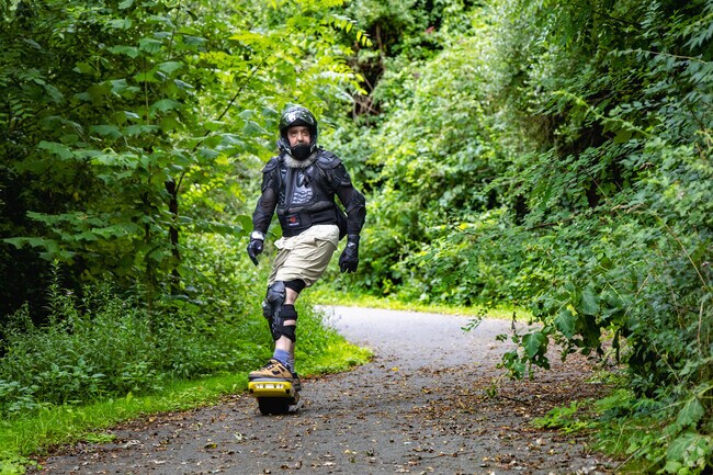 Heritage Community Park is a vast expanse of forest & meadow with a creek, shelters & trails.