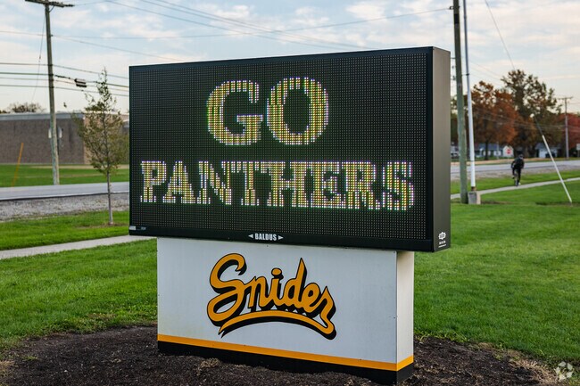 R Nelson Snider High School is home to the Panthers.