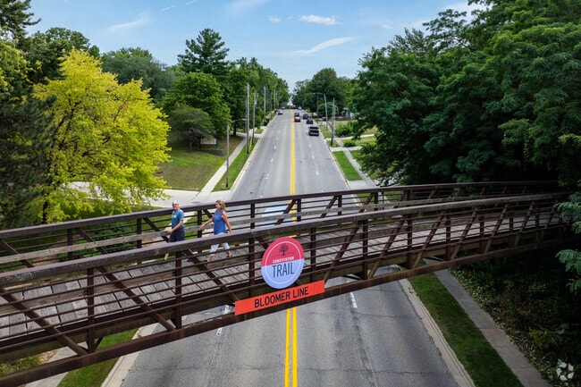 Constitution Trail offers great running and biking paths near West Bloomington.
