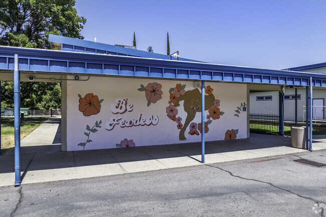 The artwork and murals at Anderson Middle School are inspiring.