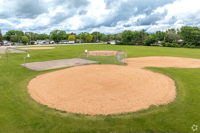 Morris Bye Elementary School offers a small ball field.