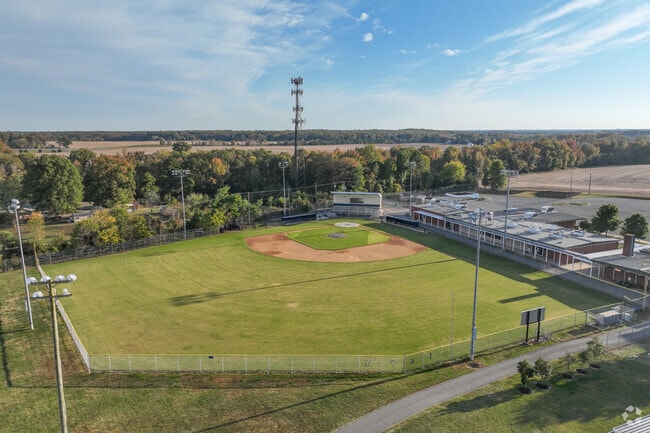 Varina High School also has a well-kept baseball field.