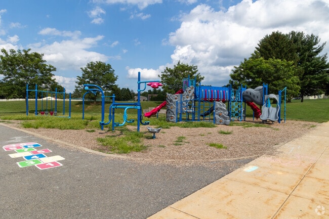 Shawnee Elementary School has a nice playground for their students.