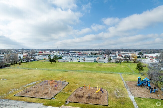 Play area at Eisenhower Elementary School.