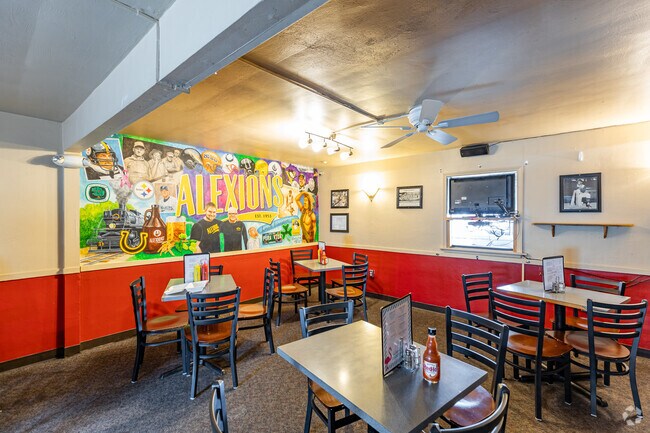 Alexion's Bar & Grill in Greentree is just minutes from East Carnegie.