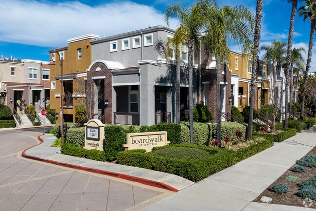 Boardwalk at Spectrum are luxury townhomes in Kearny Mesa.