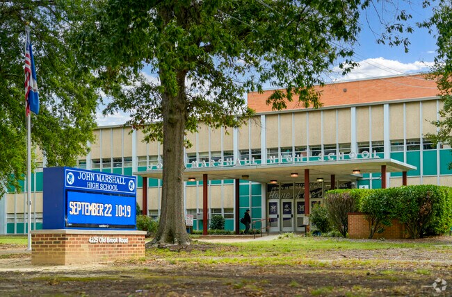 John Marshall High School stands in Richmond’s Northside.