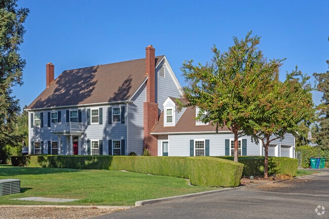 Colonial style homes are among the styles found along the quiet streets of North Merced.