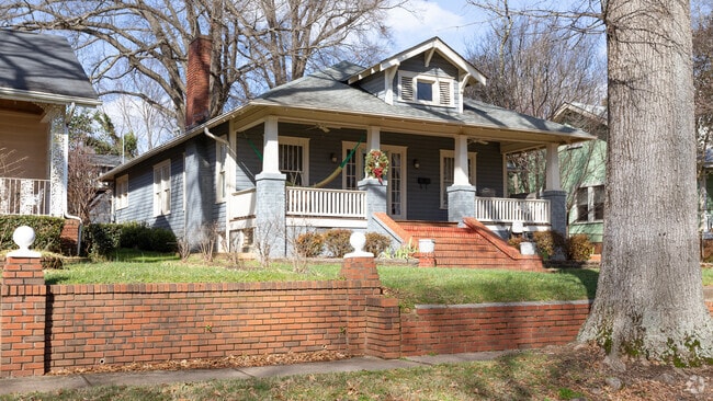 Well-preserved exteriors enhance the neighborhood's visual appeal in historic Wesley Heights.