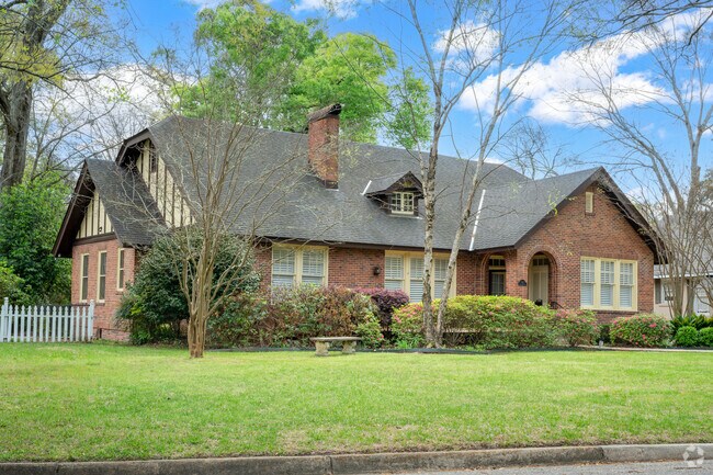 Many Tudor-style homes can be found throughout Cloverdale-Idlewild in Montgomery.