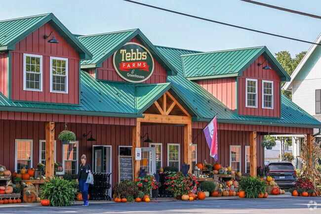 Tebb's Farm is the local favorite for fresh produce and homemade goods.