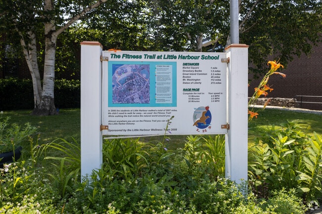 Little Harbour School in Portsmouth has a fitness trail.