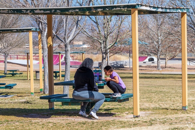 Enjoy a picnic lunch at nearby Eagle Park in Belen.