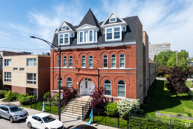 There are wonderful brick row homes and condos in The Gap.