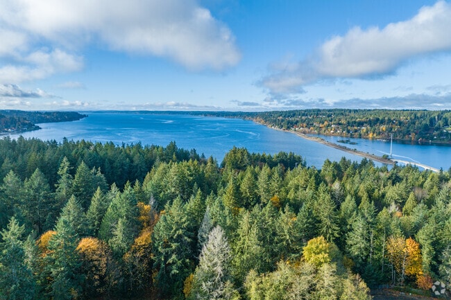 Key Center is bordered by Henderson Bay offering stunning views.