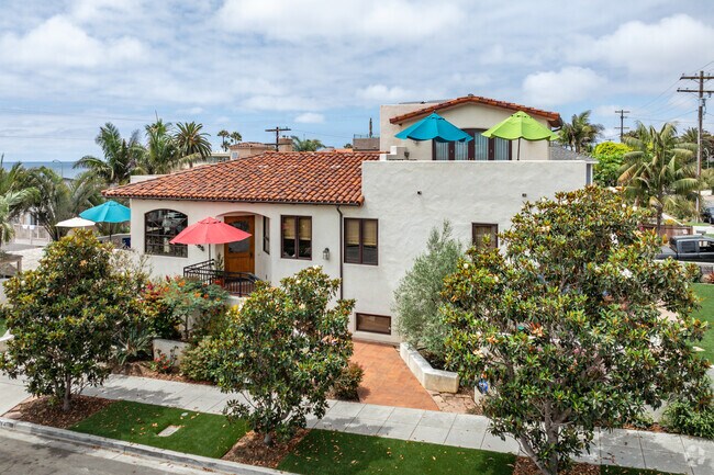 Spanish and Mediterranean homes are often found throughout North Beach.