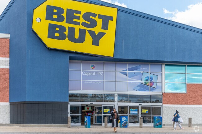 Central Park Avenue in Beech Hill is lined with strip malls and stores such as Best Buy.