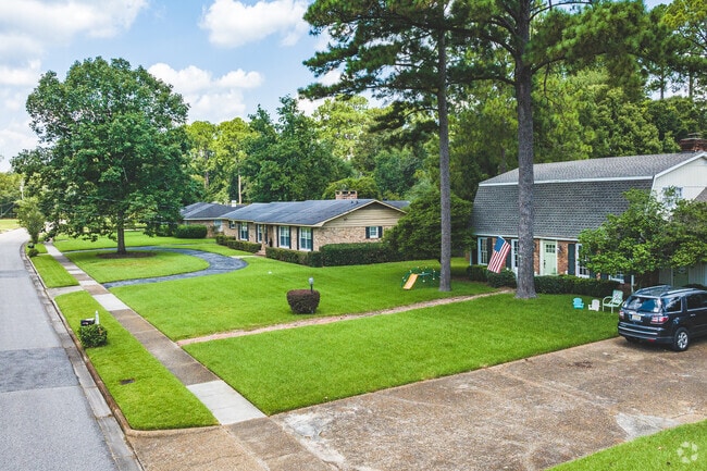 Llanfair homes vary in style but many are built on larger lots.
