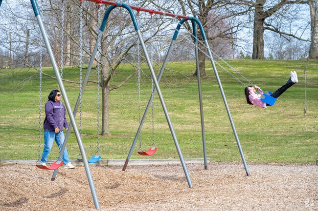 The Shoaff Park playground is a popular destination for Brookside-Parkerdale children.