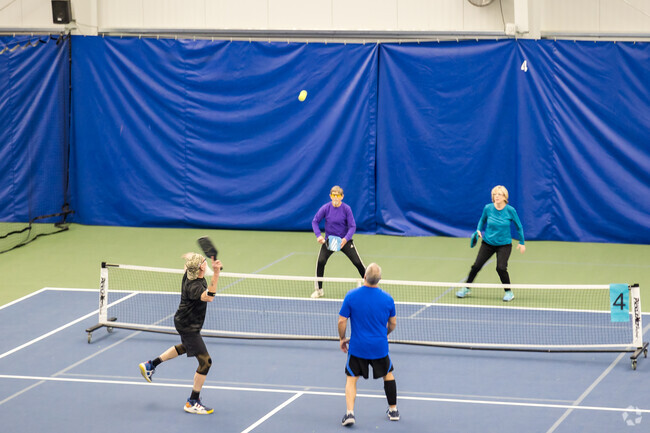 Make new friends playing Pickleball at the Eagle Tennis Club near Outer Northeast Boise.