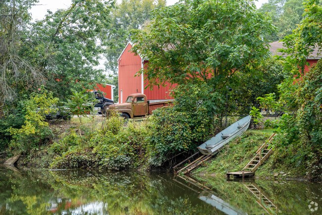 The Tuscarawas River provides scenic views near the Westarado neighborhood.