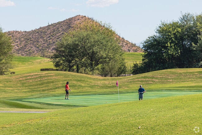 The Starr Pass Golf Club has lush green grass, an 18-hole course and amazing service.