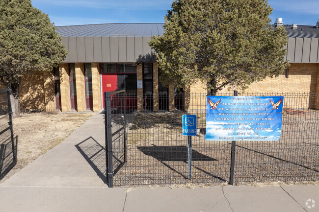 Faculty building at Vaughn High School.