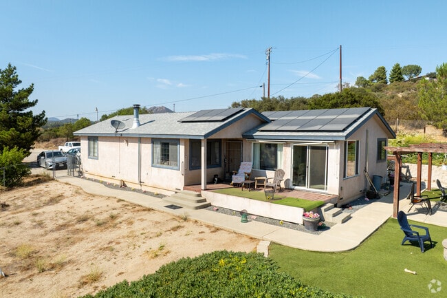 Back porches complement some of Campo's ranch-style homes.