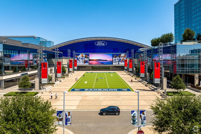 The Star in Frisco features a 12,000-seat indoor stadium, the Ford Center.