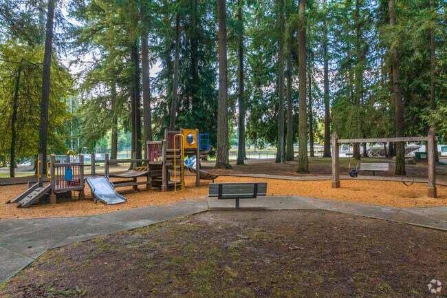 Hartman Park offers green space and play areas near English Hill homes.