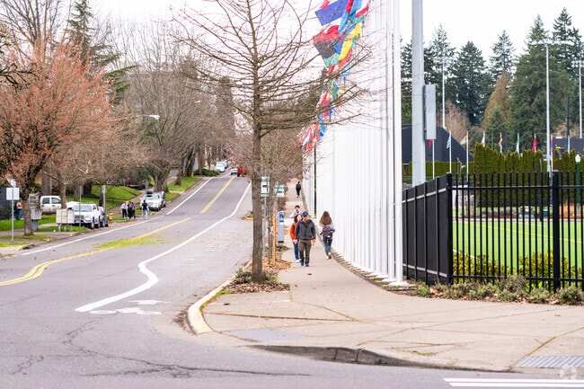 East 18th Ave borders the north side of the South University neighborhood.