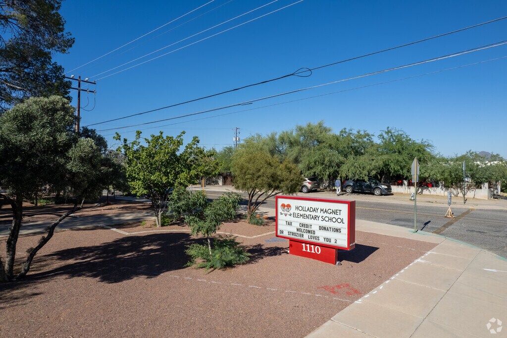 Holladay Magnet School sits off of 33rd Street.