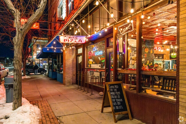 Mad Pizza and many other restaurants are located in downtown Billings.