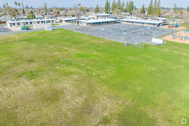 Play on the field at Coyle Avenue Elementary School.