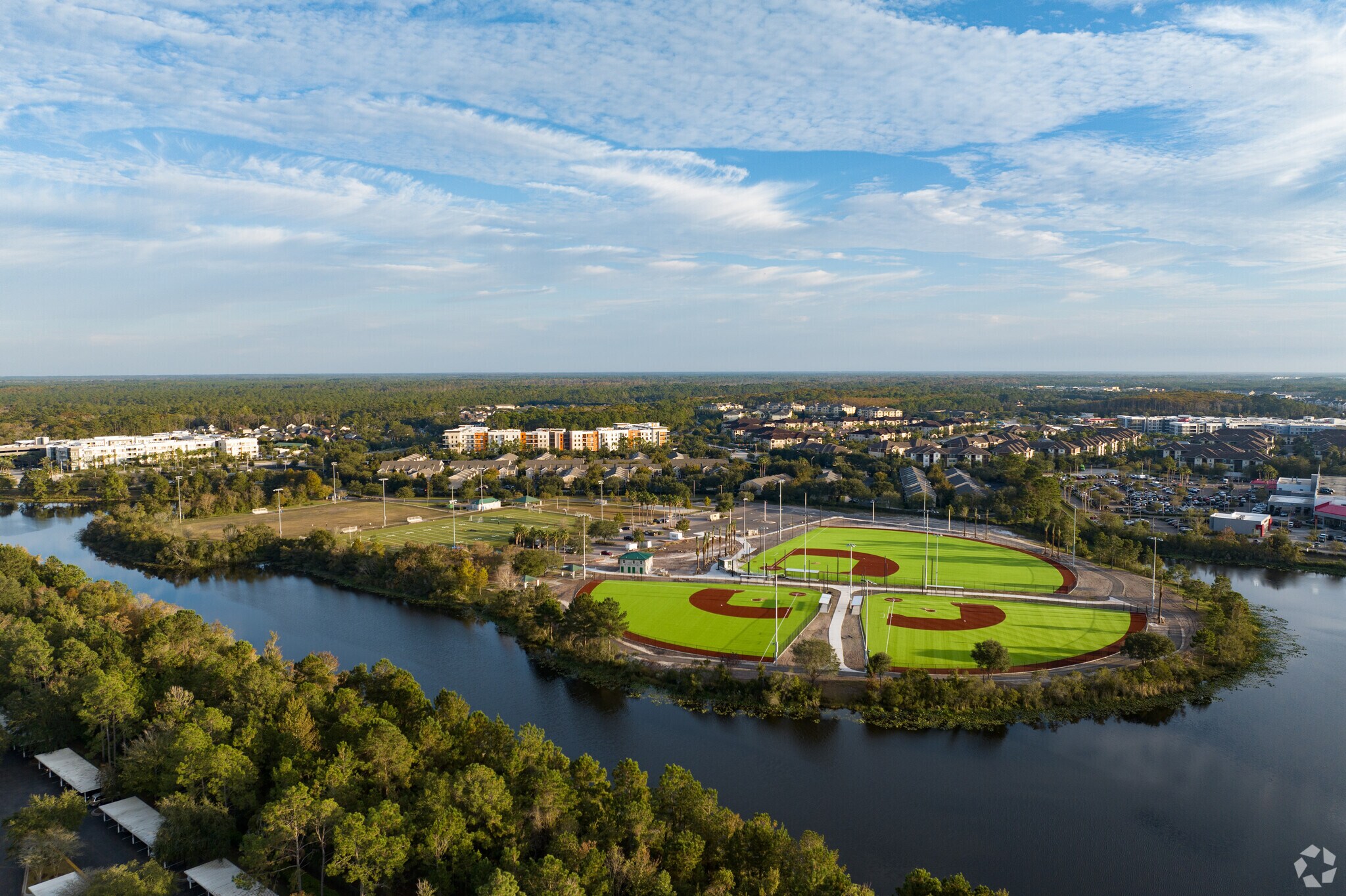 Fort Family Regional Park features newly renovated baseball fields.